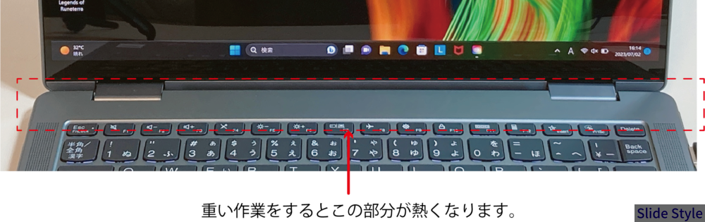 Yoga770 温度