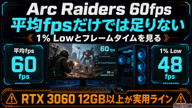 01_平均fpsではなく1percentLowを見る