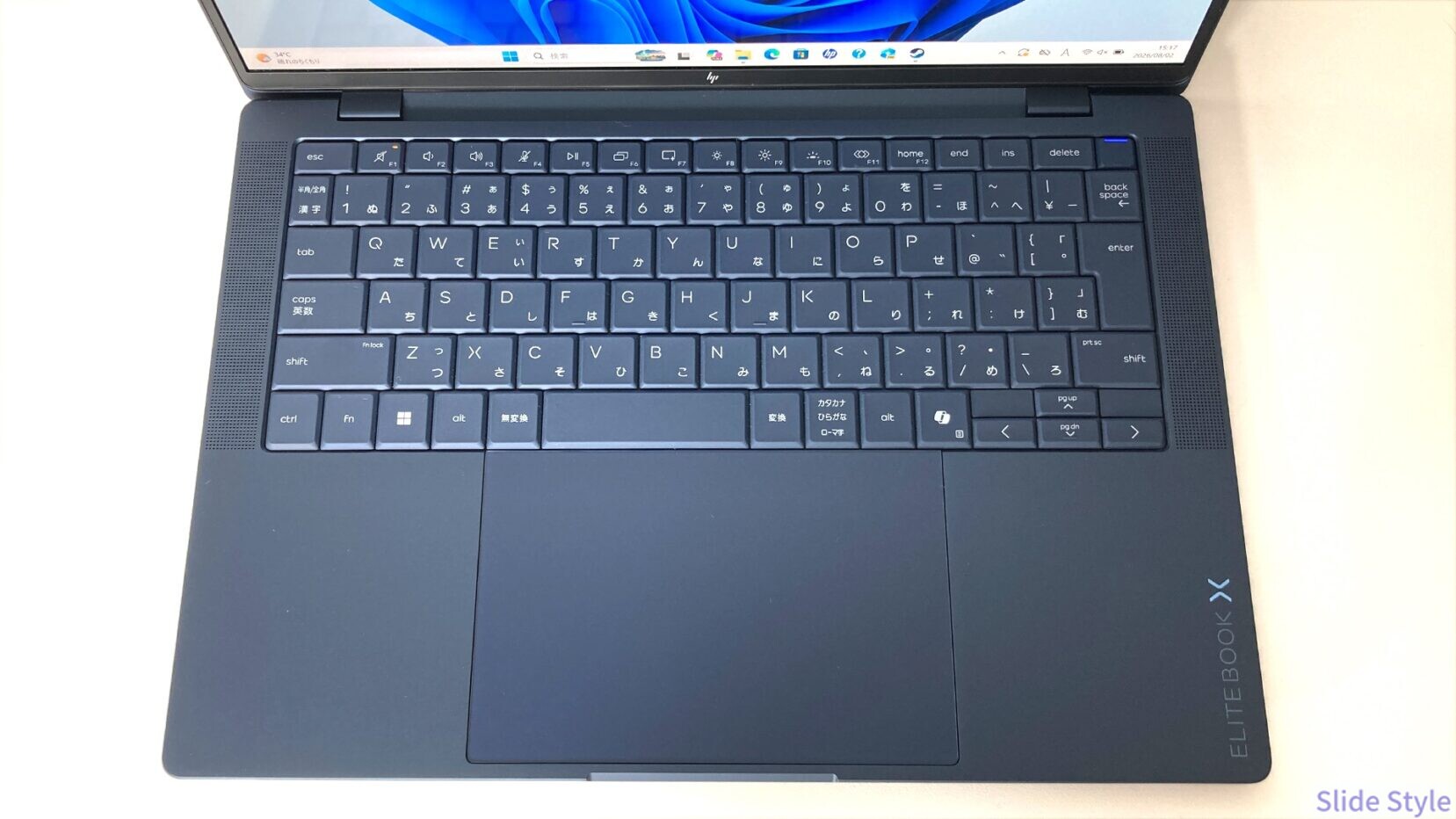 キーボード_真上からの全体
