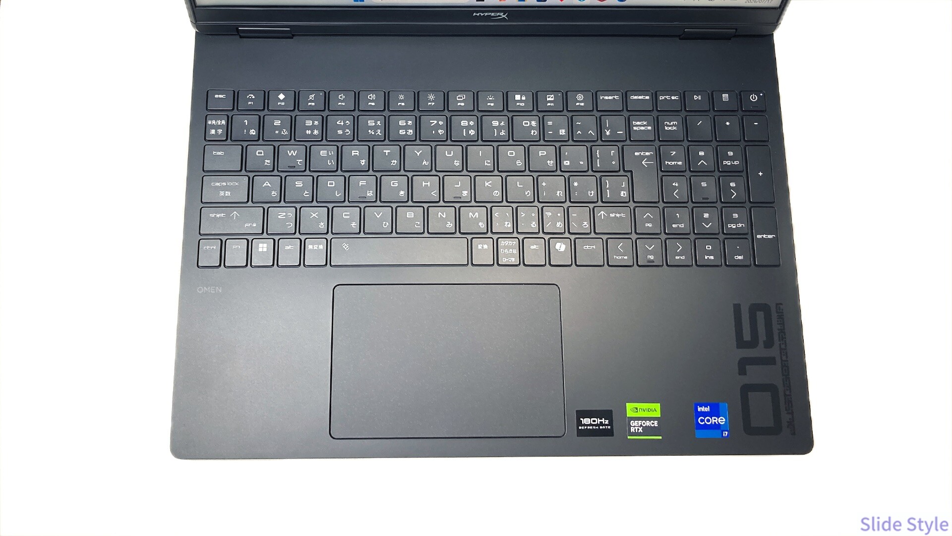 キーボード俯瞰_ステッカー