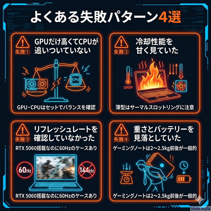 失敗パターン4選